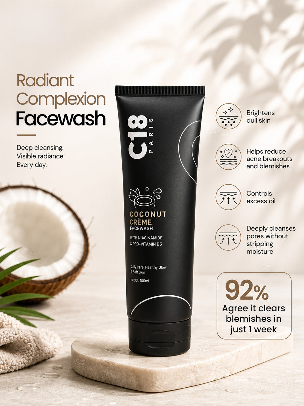 Coconut Crème Face Wash