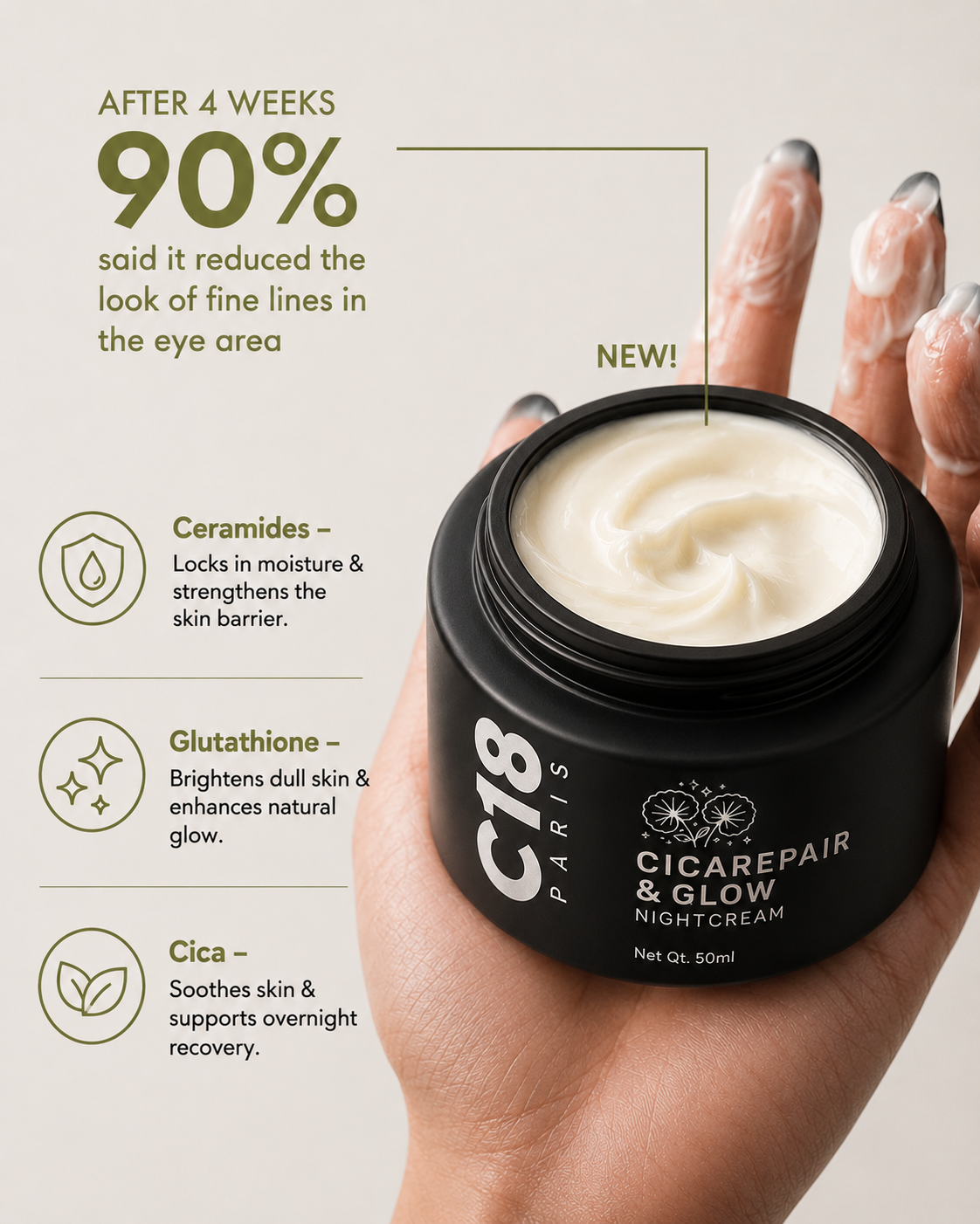 Cica Repair & Glow Night Cream