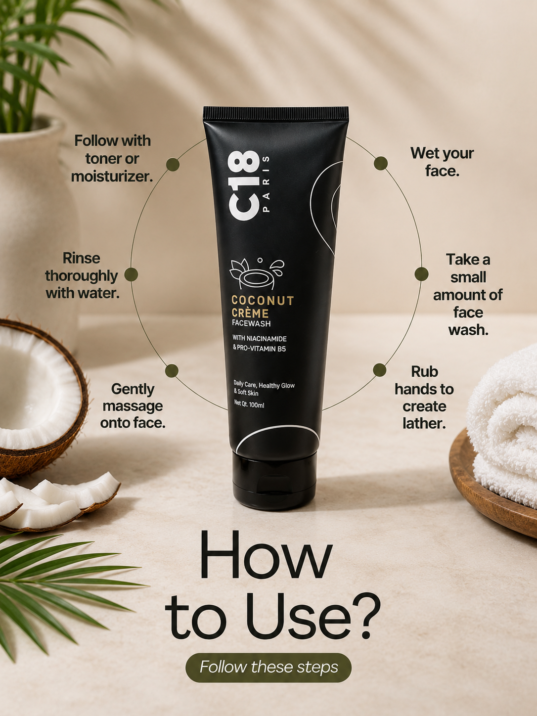 Coconut Crème Face Wash