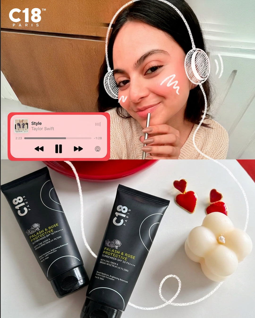 Palash & Rose Protective Sunscreen SPF 50 PA++++